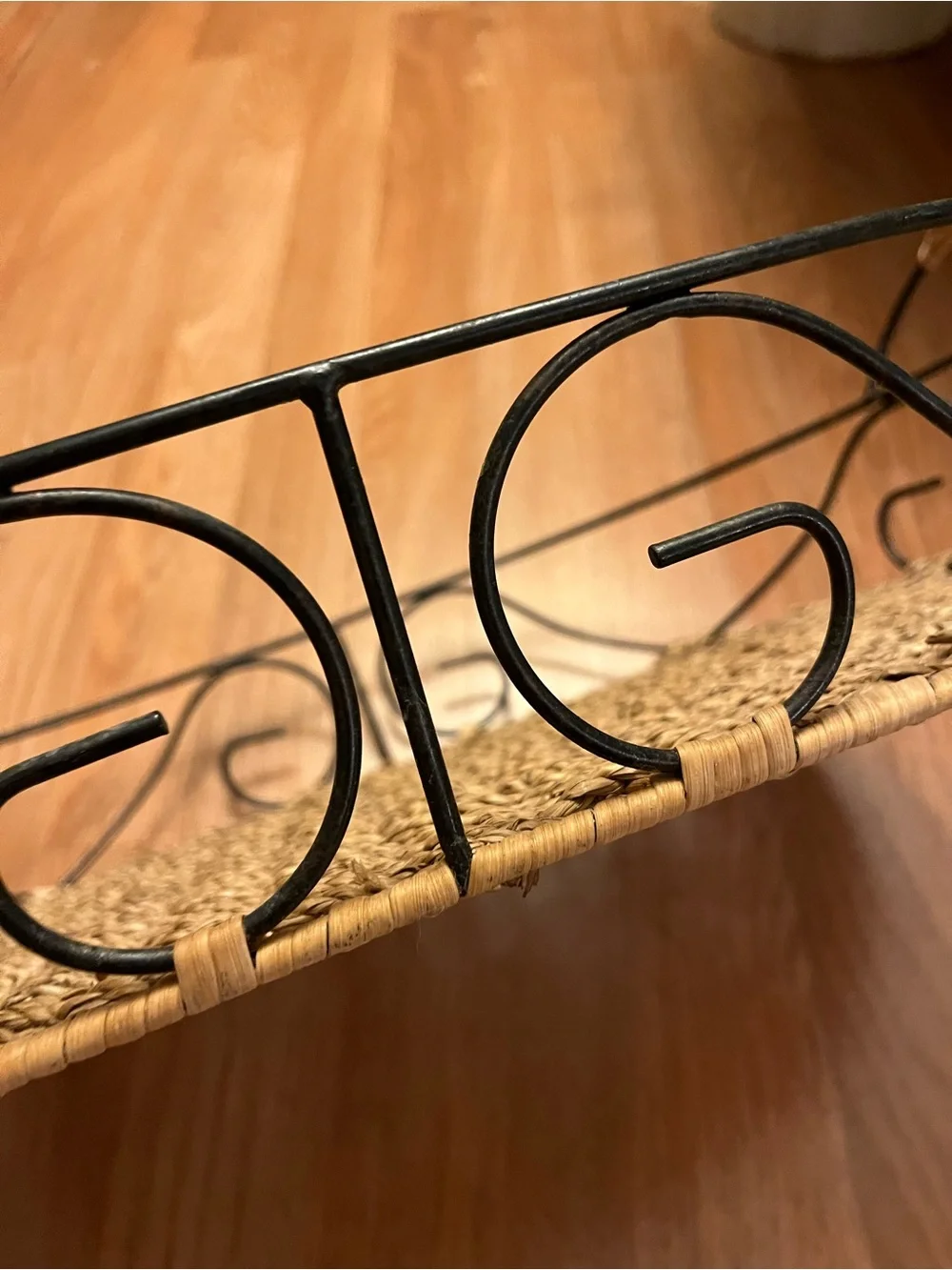 Metal Wicker Tray